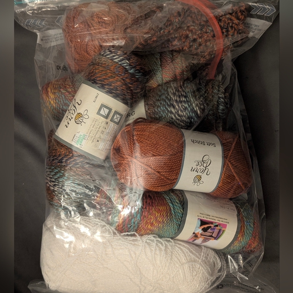 Multicolor Yarn Bundle, Over 3 Pounds